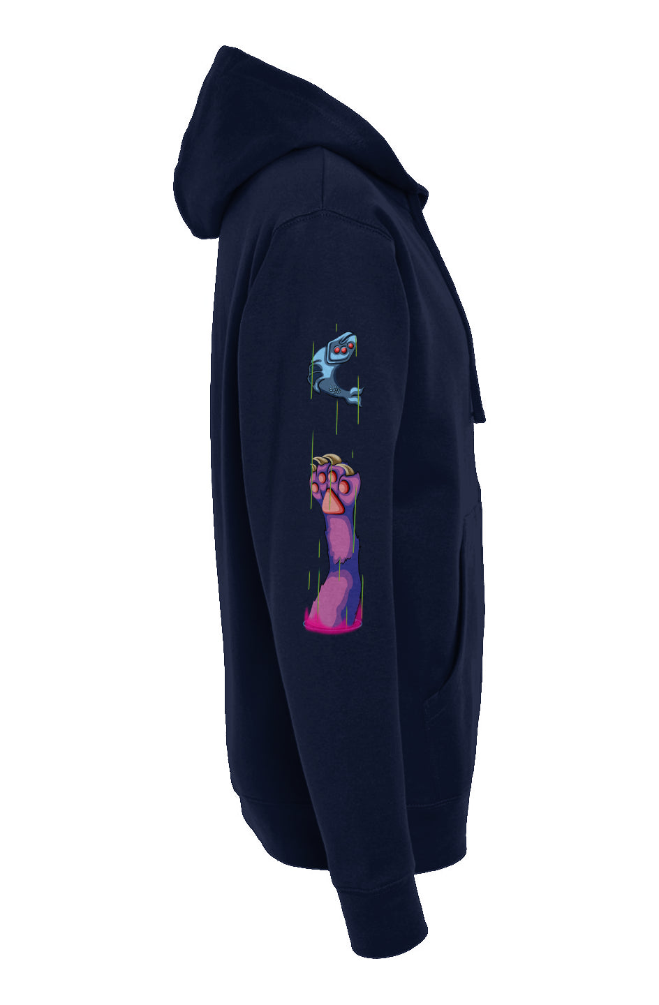 independent zip hoody